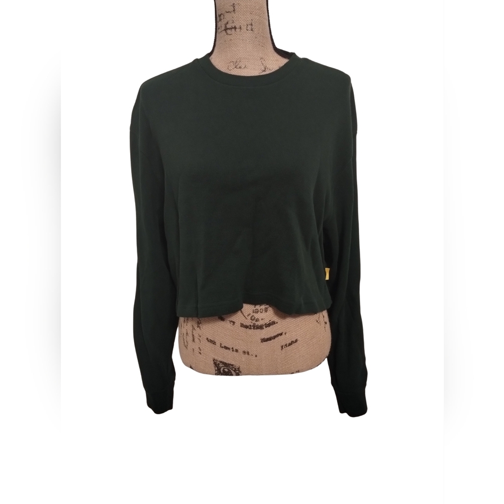 Yellow Label Co Thermal Crop Top Women's Size S